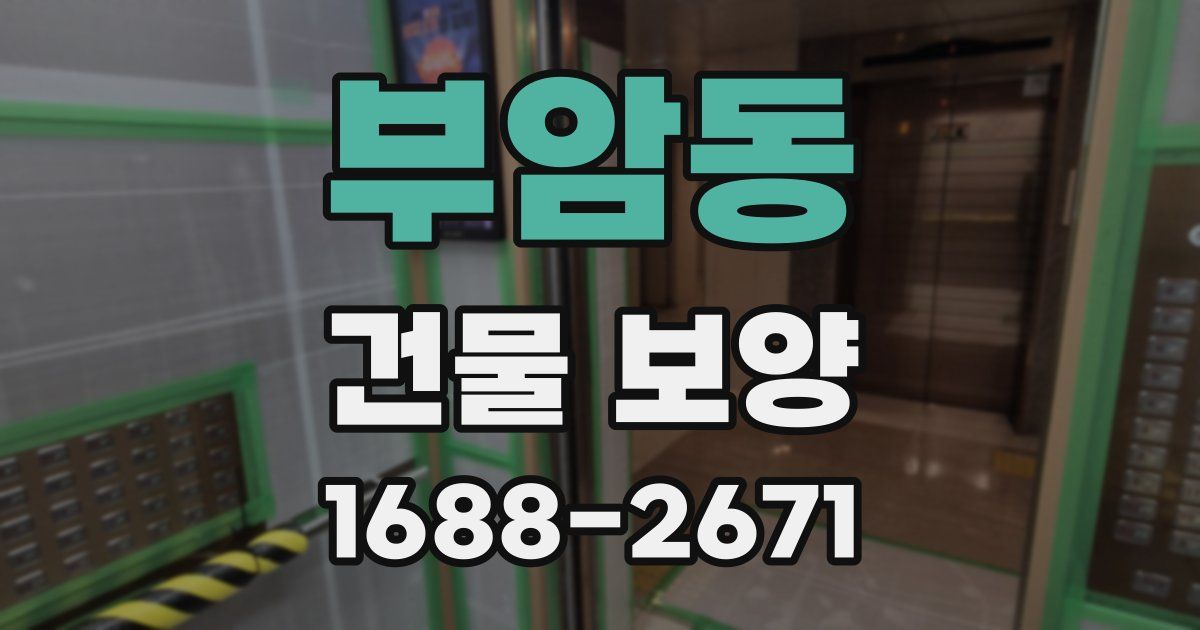 부암동 건물 보양