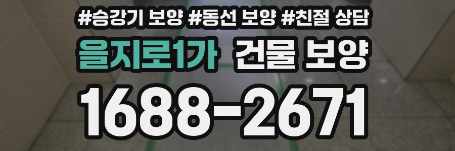 을지로1가 건물 보양