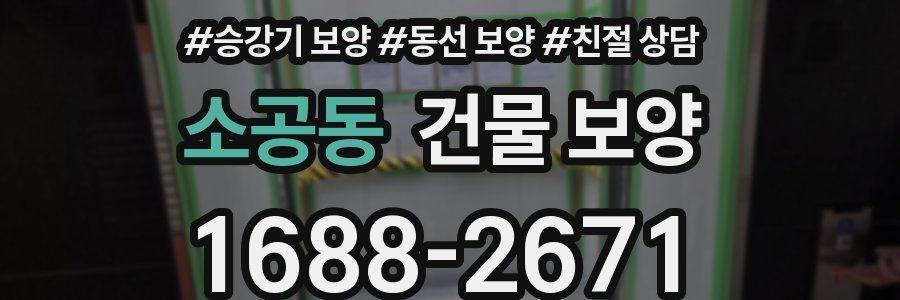 소공동 건물 보양