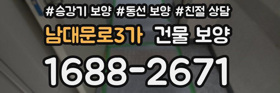 남대문로3가 건물 보양