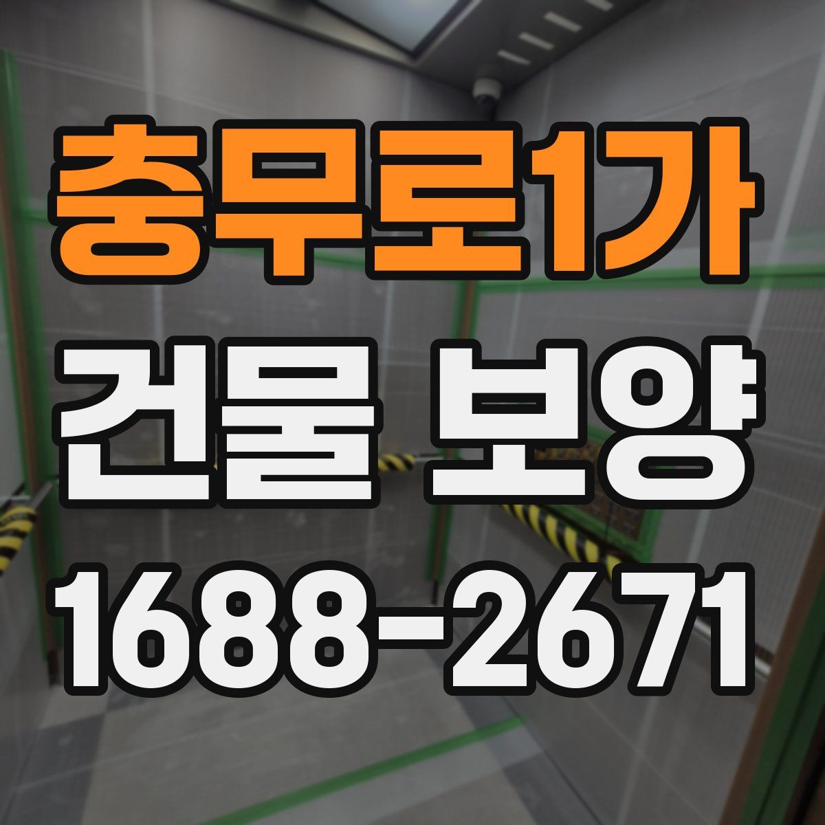충무로1가 건물 보양