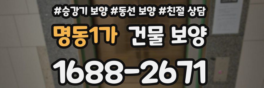 명동1가 건물 보양
