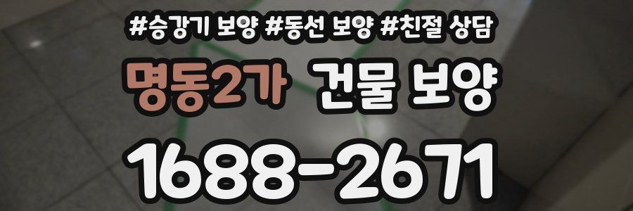 명동2가 건물 보양