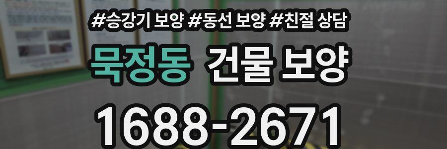 묵정동 건물 보양