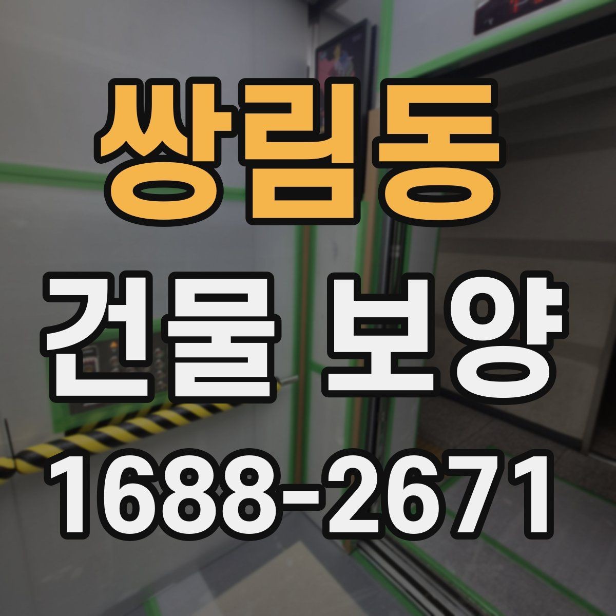 쌍림동 건물 보양 후 유지보수까지 고려한 계획