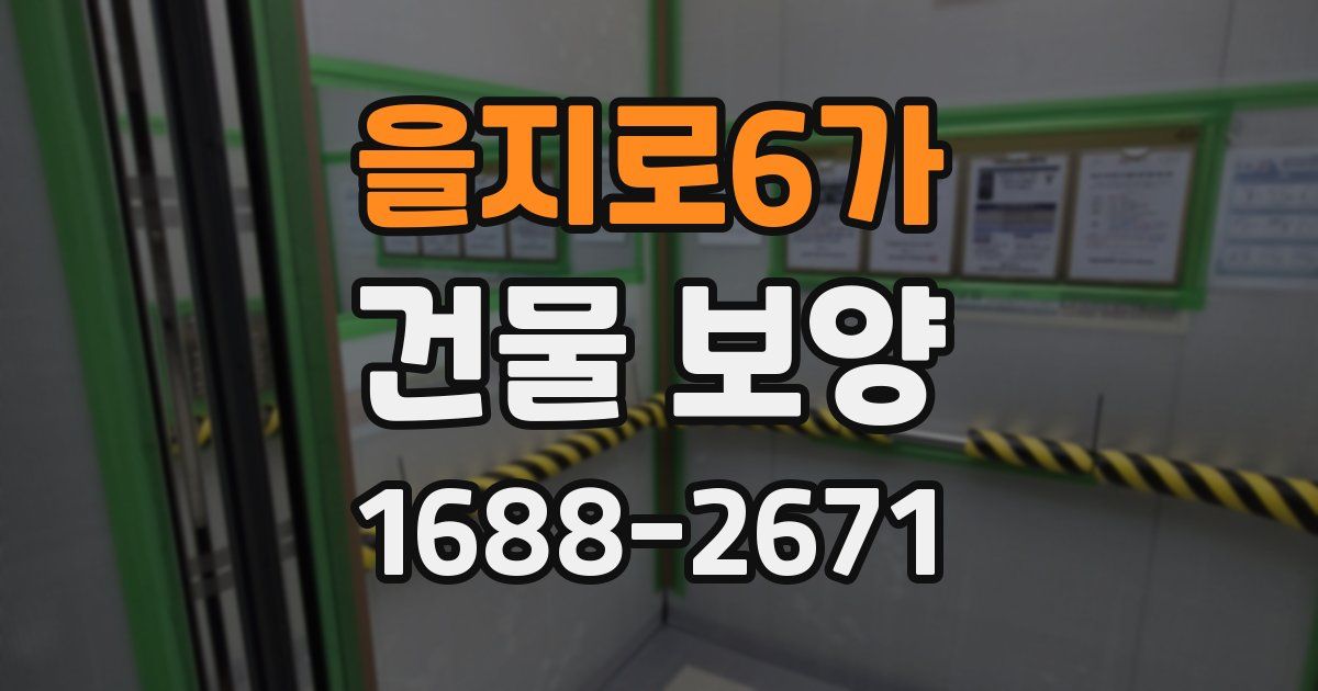 을지로6가 건물 보양