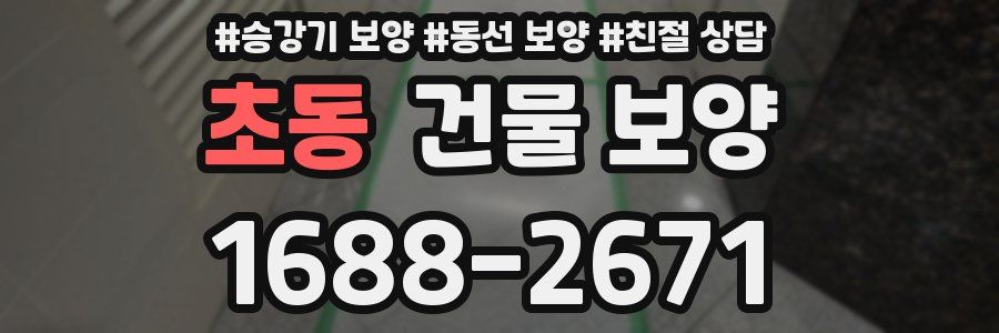 초동 건물 보양