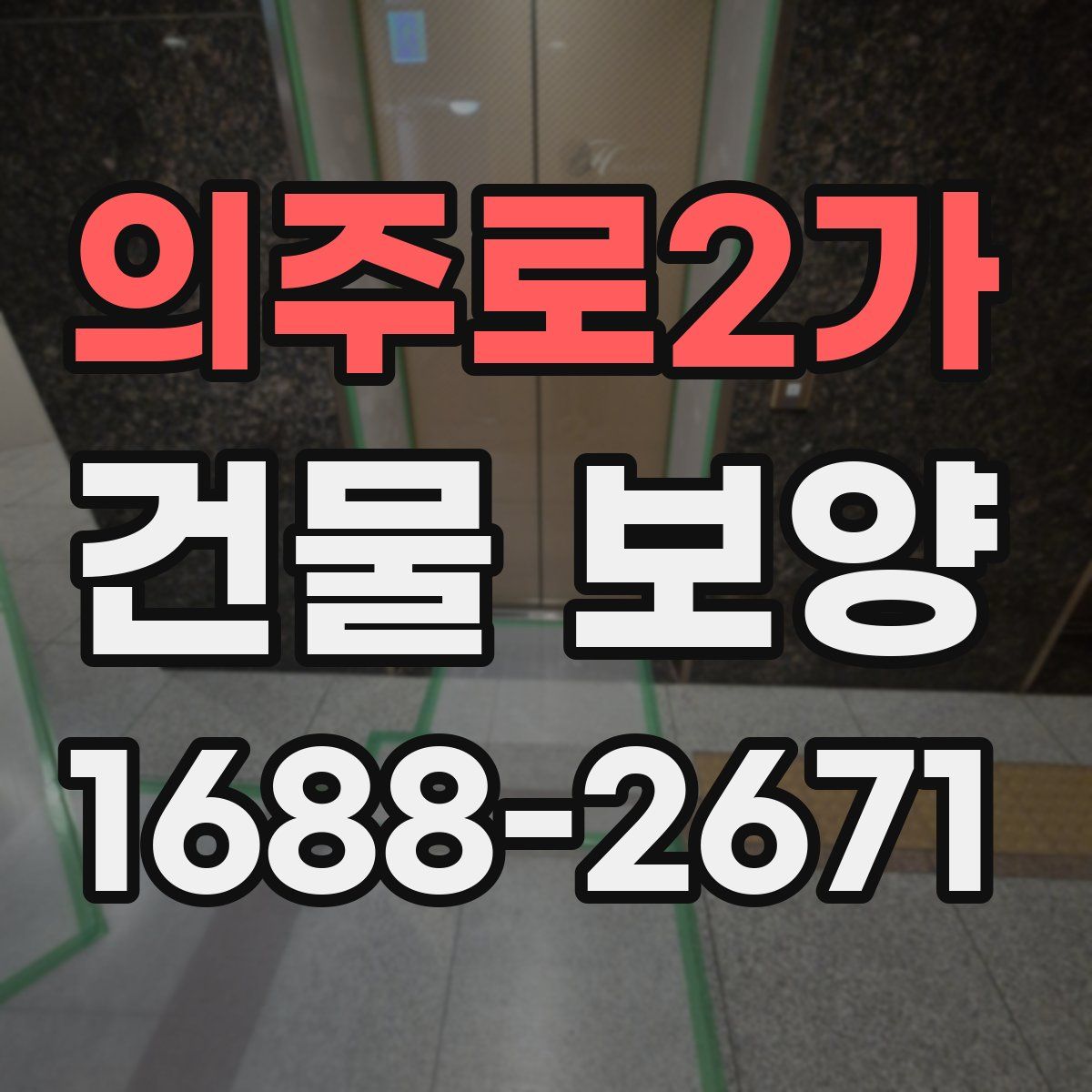 의주로2가 건물 보양
