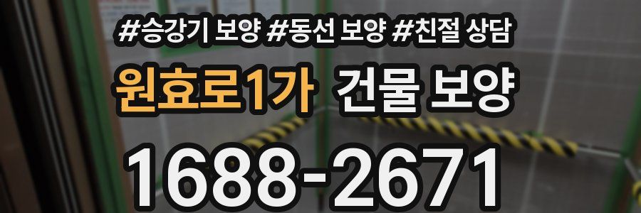 원효로1가 건물 보양