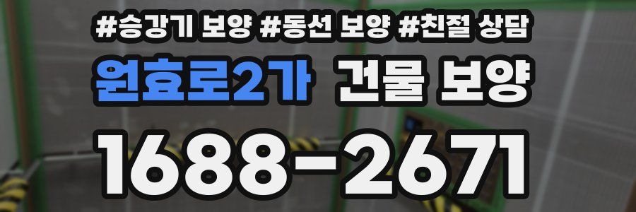 원효로2가 건물 보양