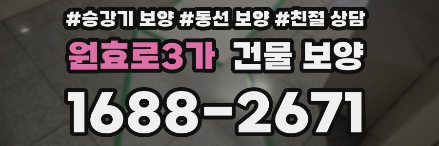원효로3가 건물 보양