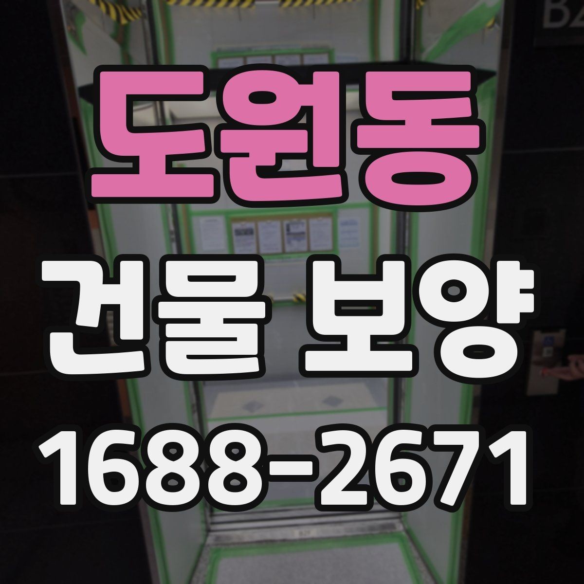 도원동 건물 보양 현장에서 쓰는 주요 자재 비교