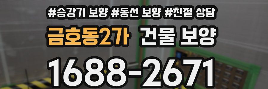 금호동2가 건물 보양