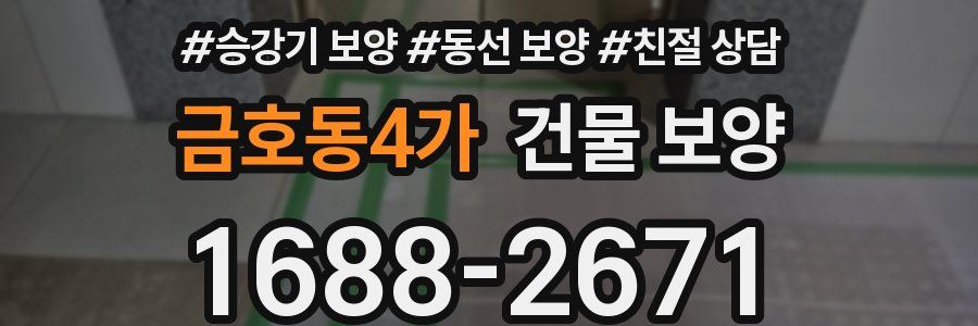 금호동4가 건물 보양