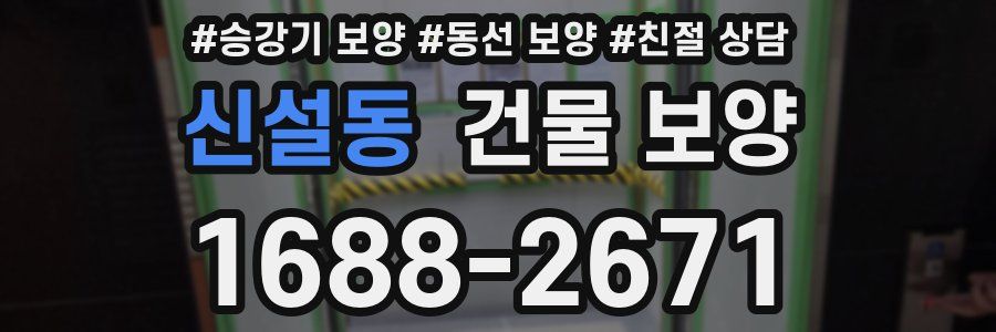 신설동 건물 보양