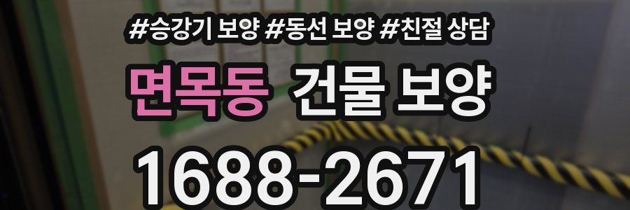 면목동 건물 보양