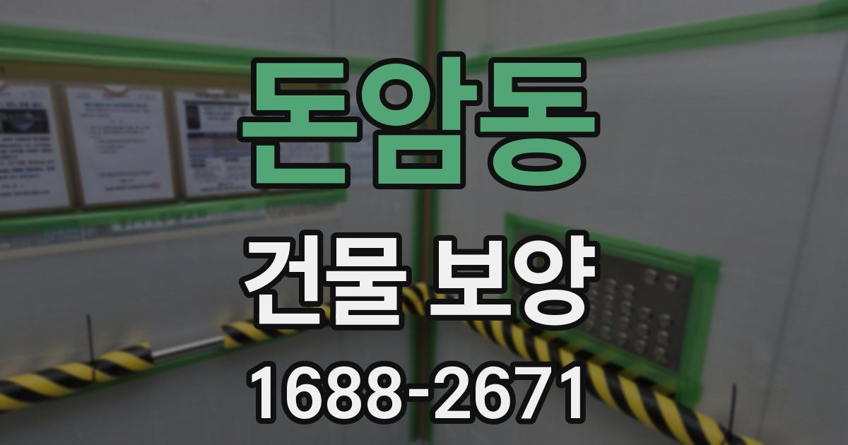 돈암동 건물 보양
