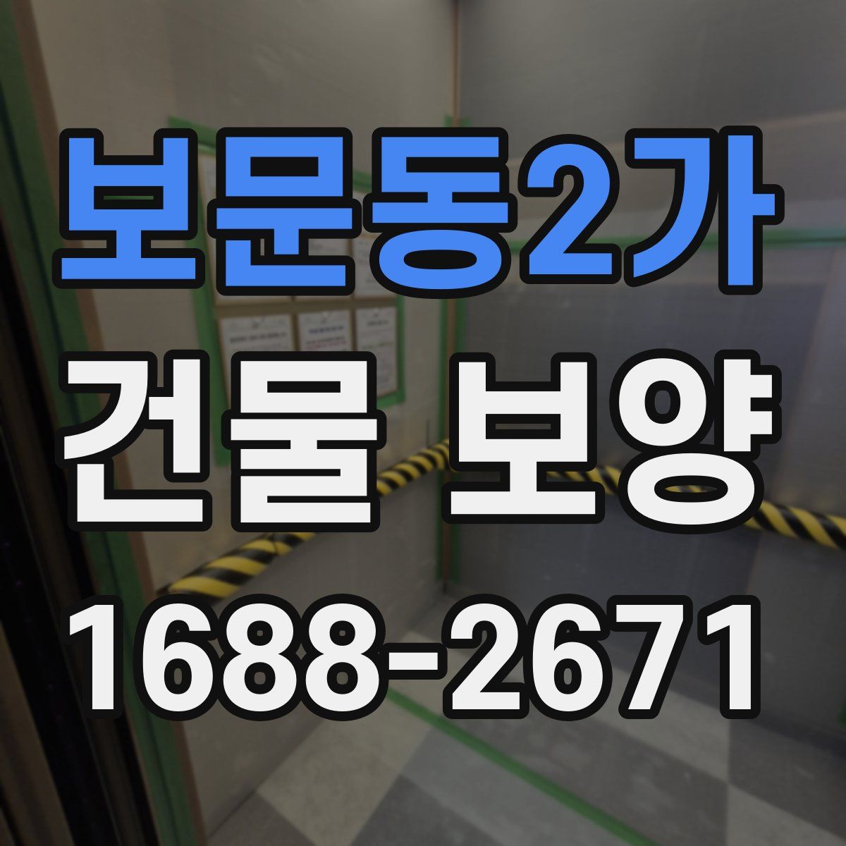 보문동2가 건물 보양