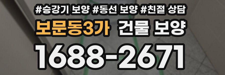 보문동3가 건물 보양