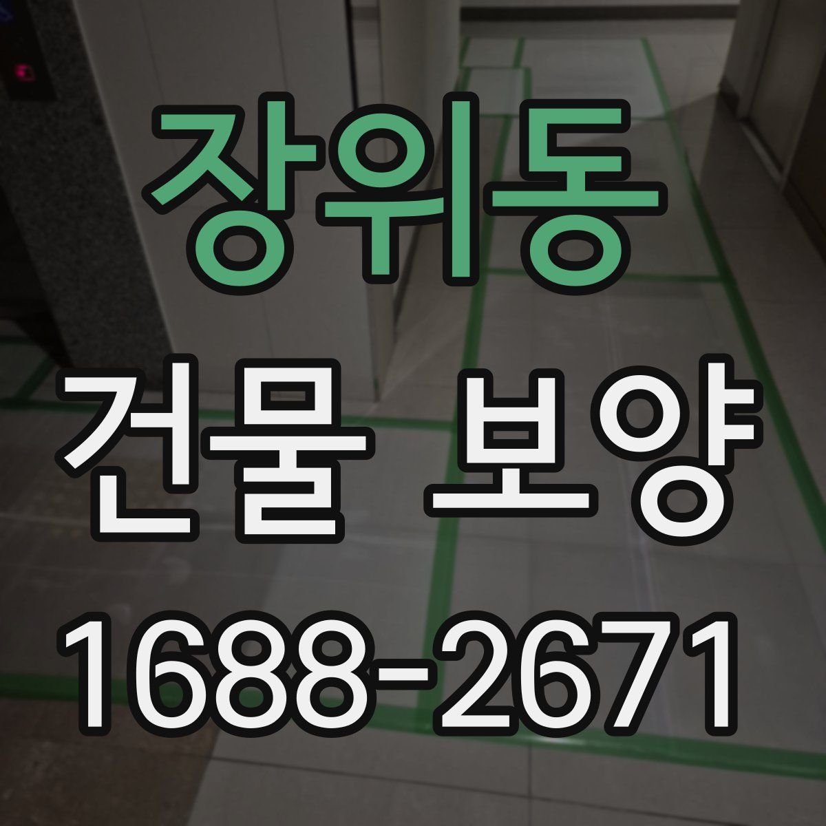 장위동 건물 보양