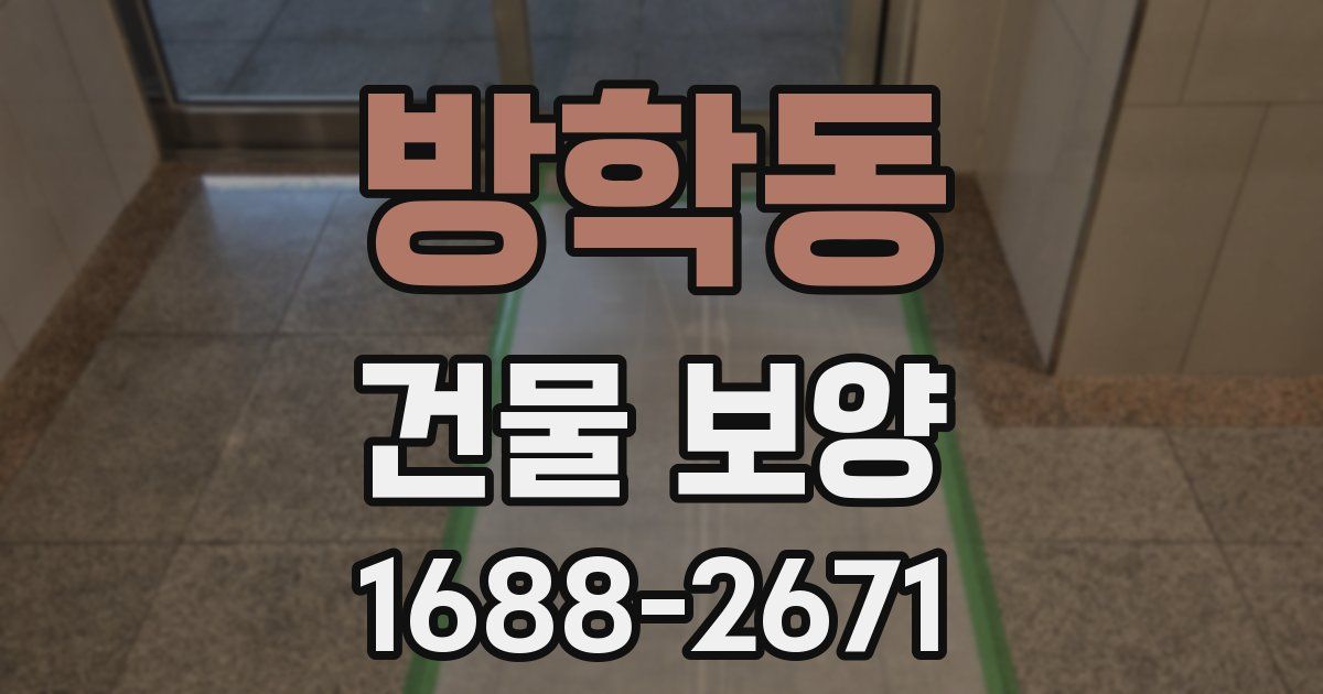 방학동 건물 보양