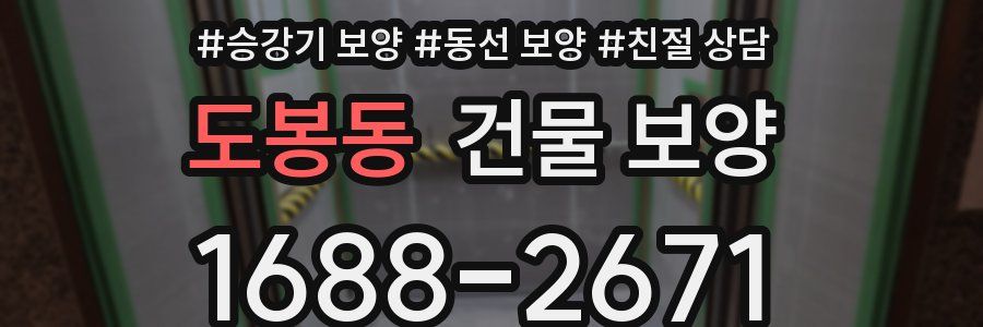 도봉동 건물 보양