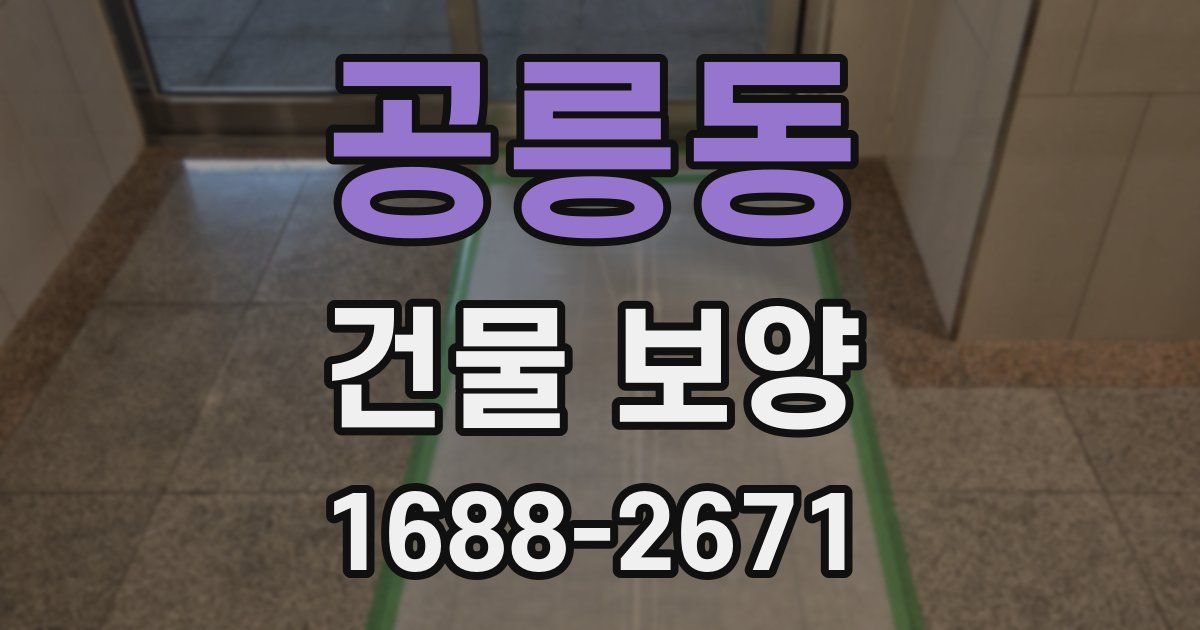 공릉동 건물 보양