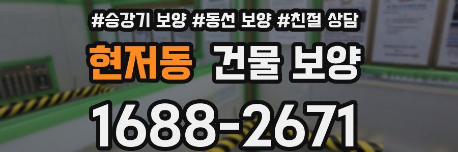 현저동 건물 보양