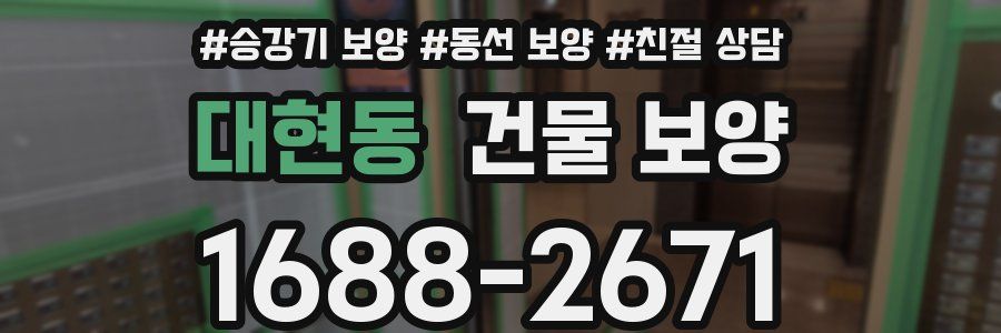 대현동 건물 보양