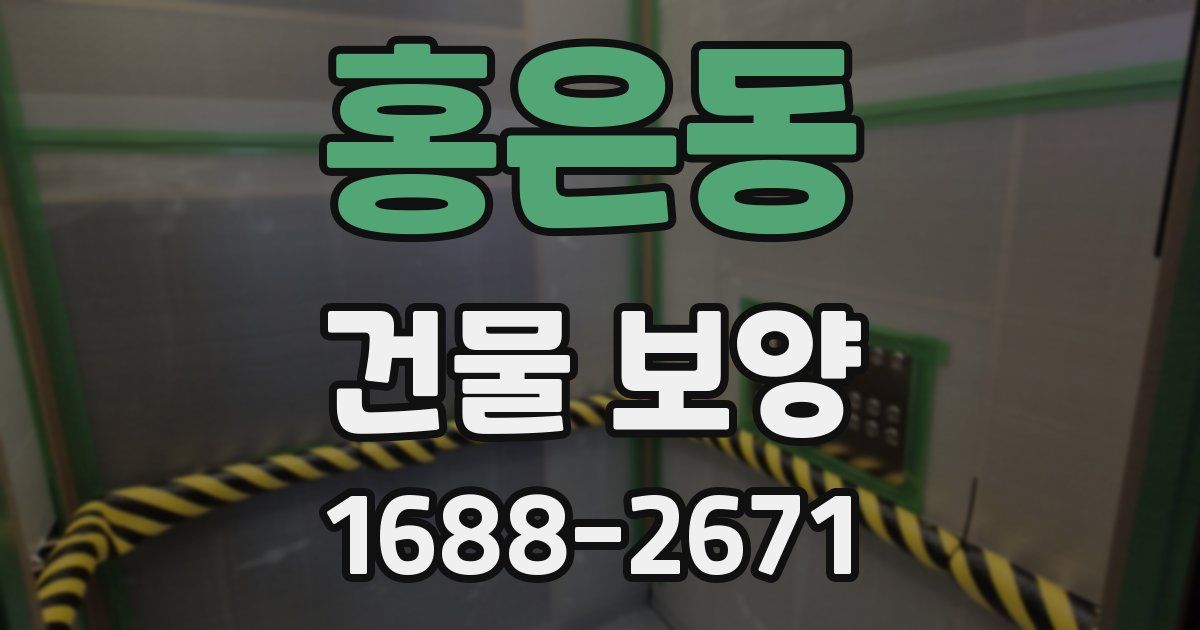 홍은동 건물 보양