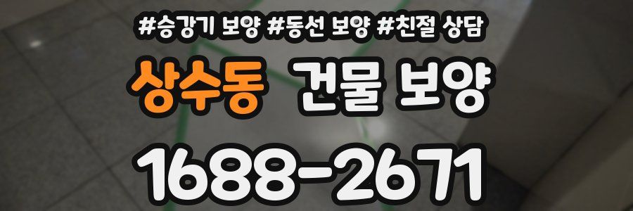 상수동 건물 보양
