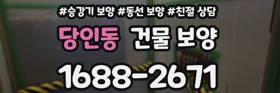 당인동 건물 보양