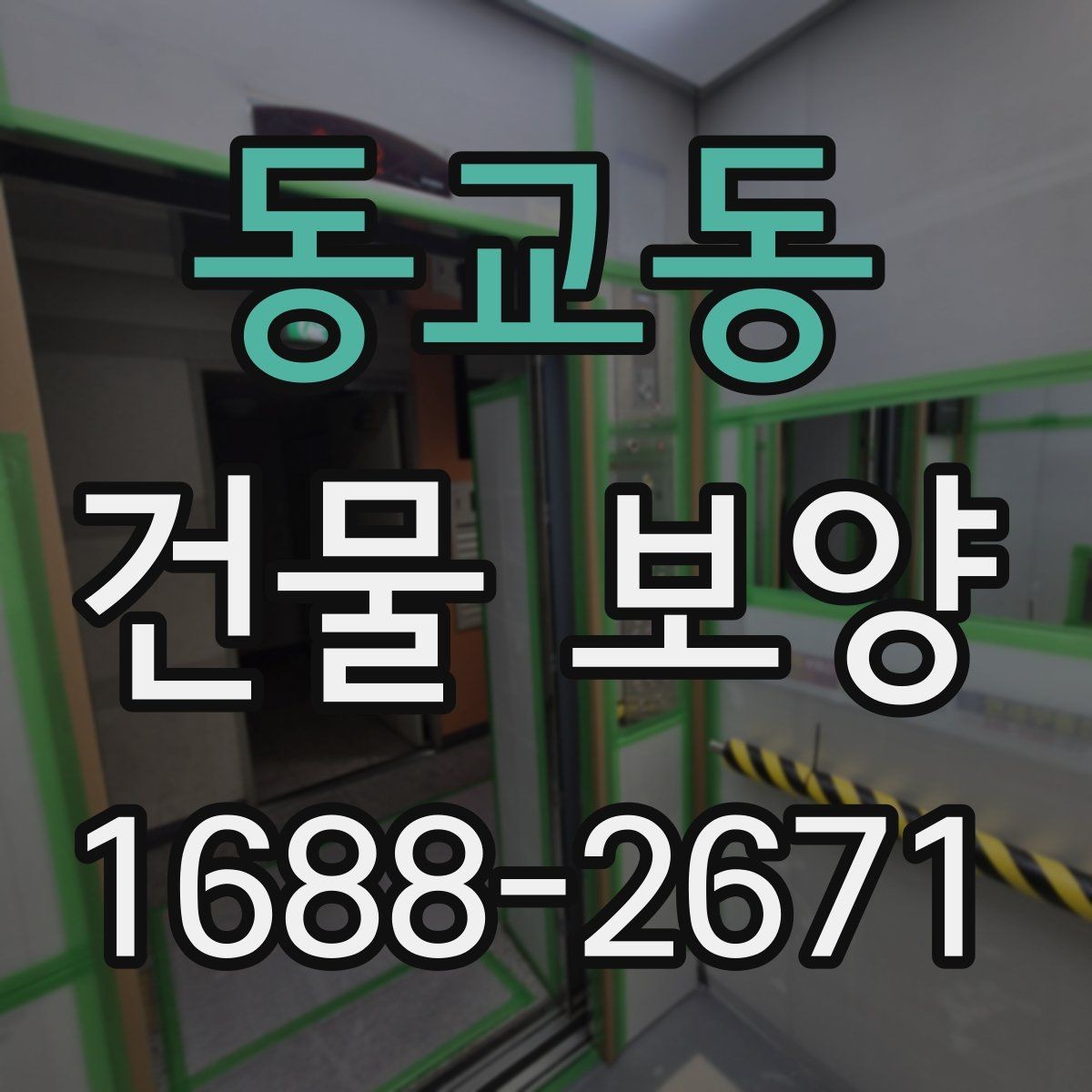 동교동 건물 보양 작업에서 안전을 챙기는 방법