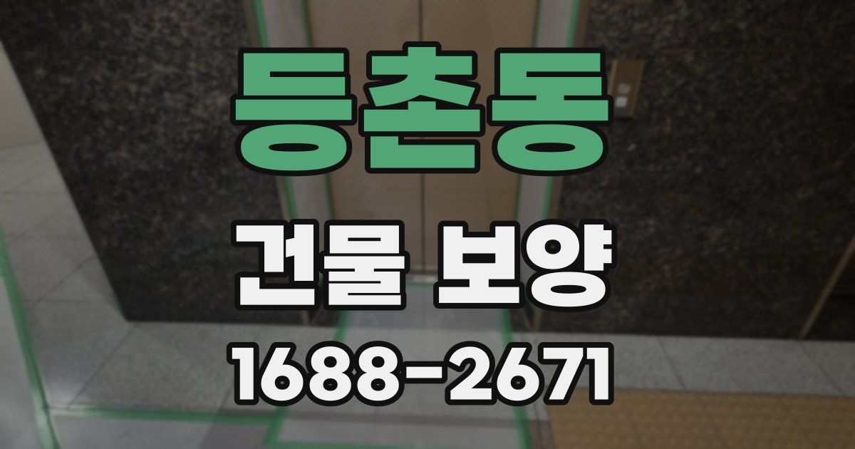 등촌동 건물 보양
