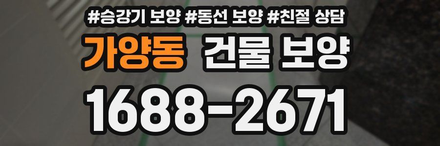 가양동 건물 보양