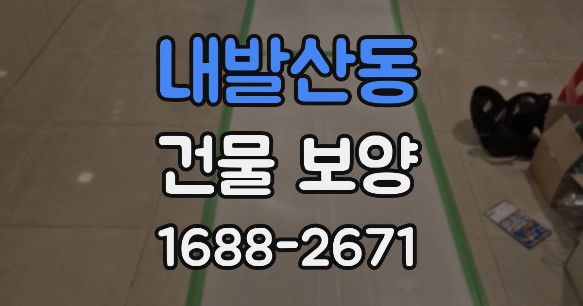 내발산동 건물 보양
