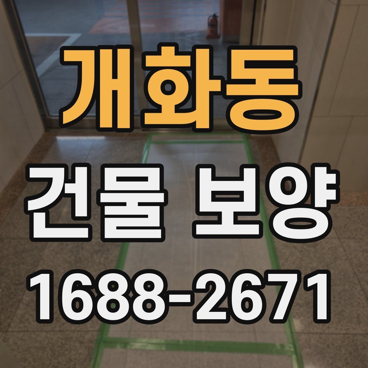개화동 건물 보양 범위 설정 시 유의할 점