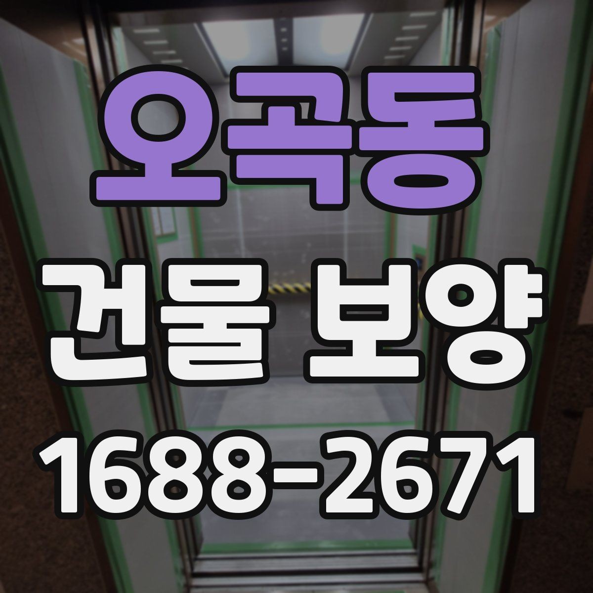 오곡동 건물 보양 대상에 따라 달라지는 적용 방식