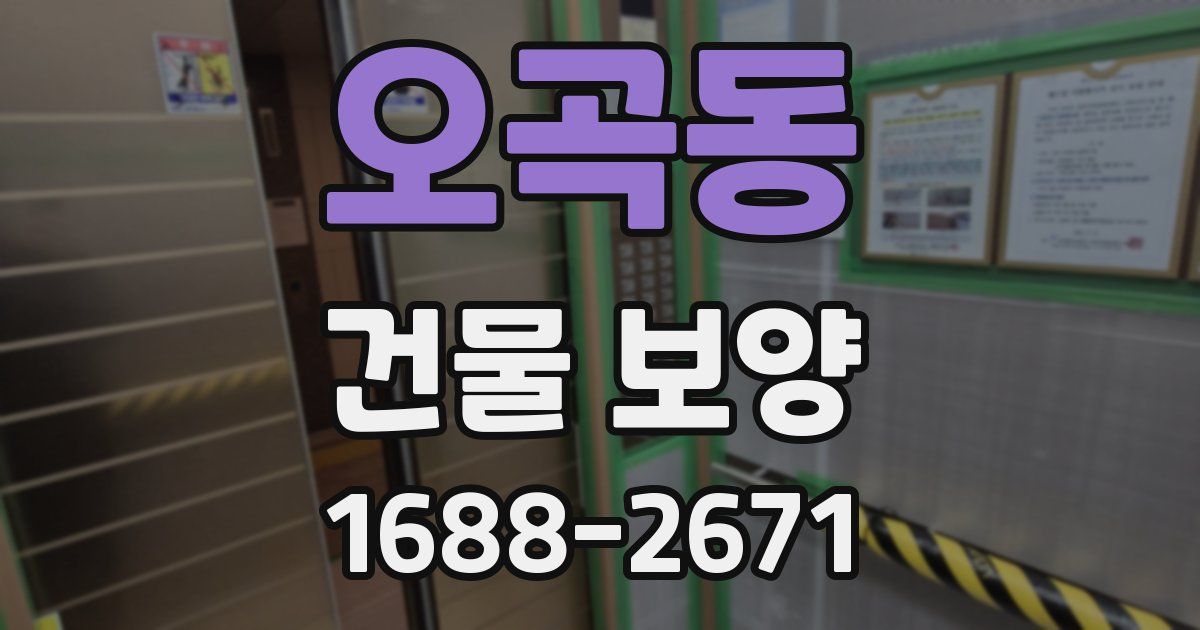 오곡동 건물 보양