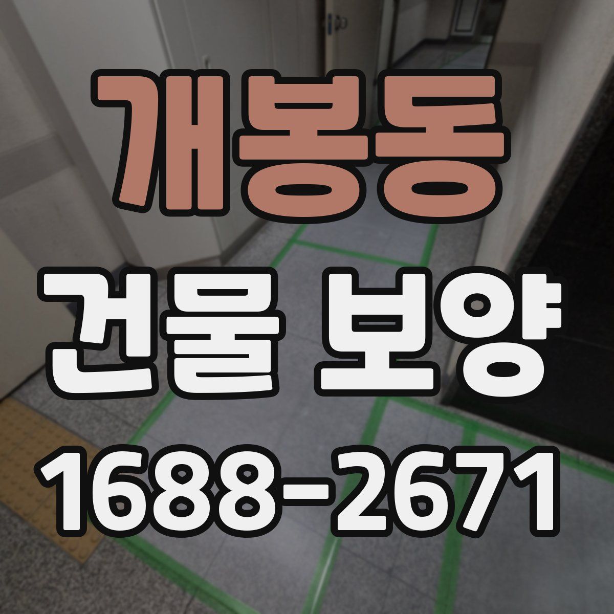 개봉동 건물 보양