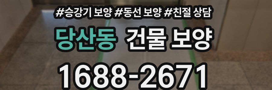 당산동 건물 보양