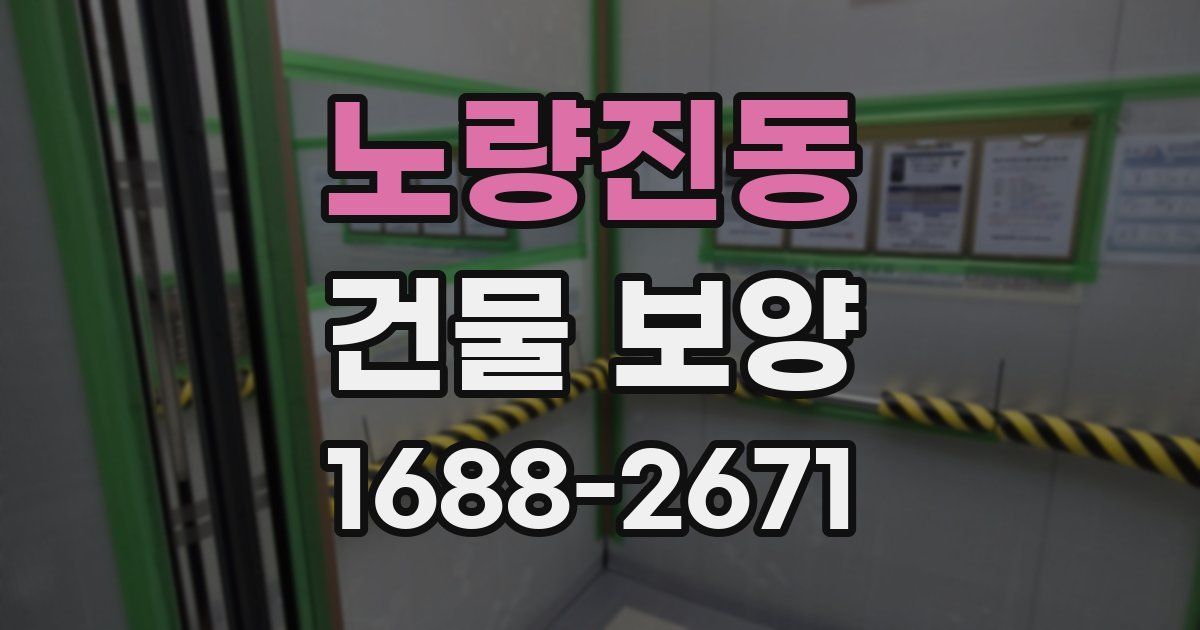 노량진동 건물 보양
