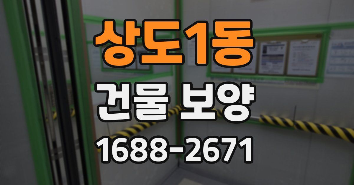 상도1동 건물 보양