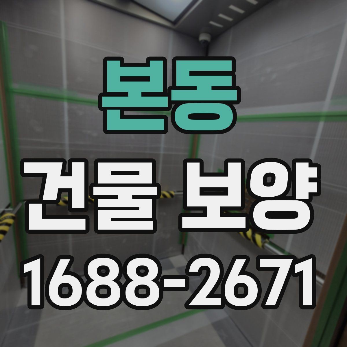 본동 건물 보양 작업 중 안전하게 진행하는 법
