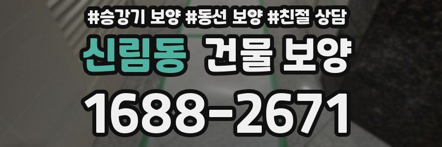 신림동 건물 보양