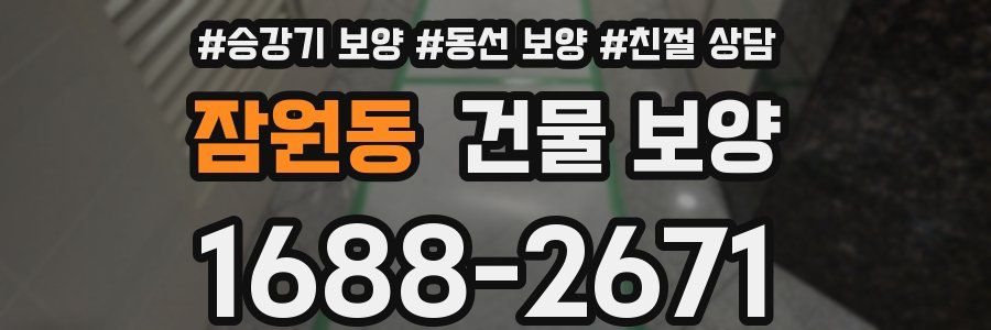 잠원동 건물 보양