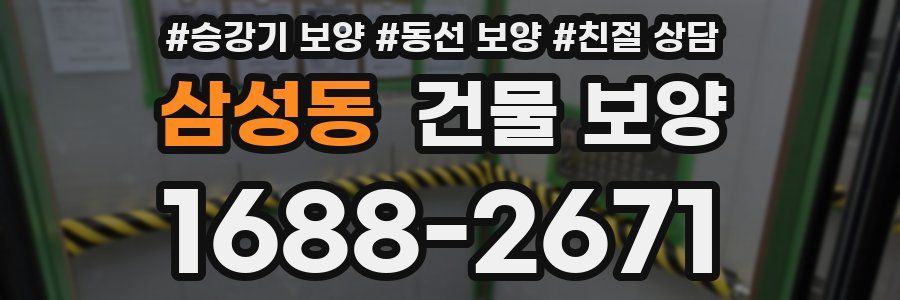 삼성동 건물 보양