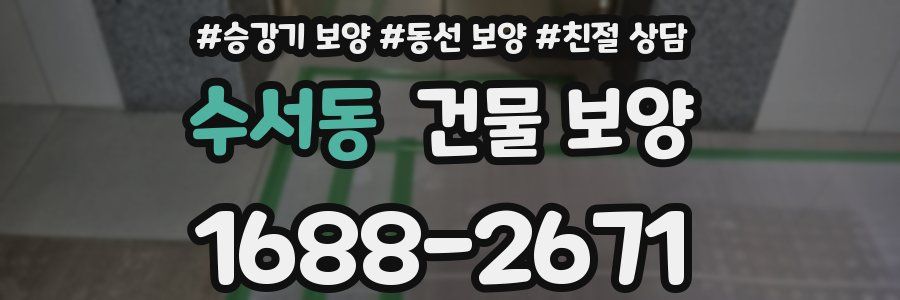 수서동 건물 보양