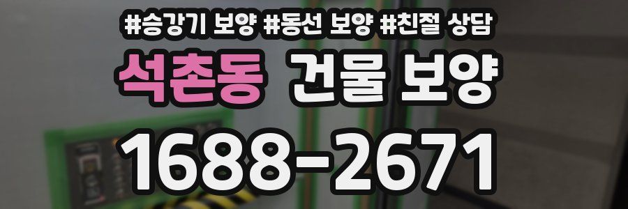 석촌동 건물 보양