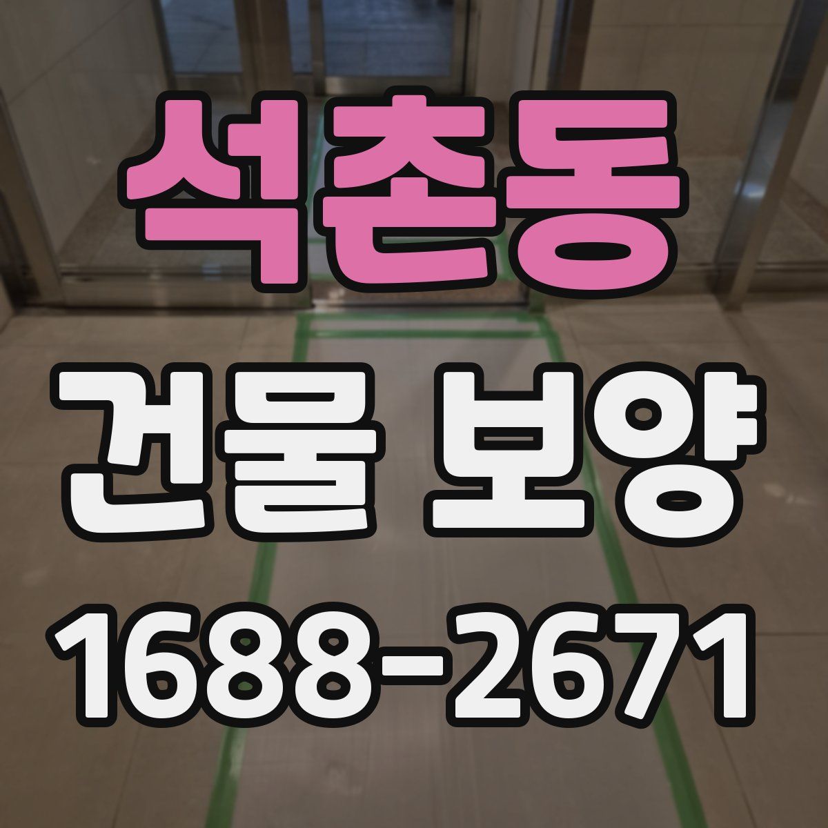석촌동 건물 보양